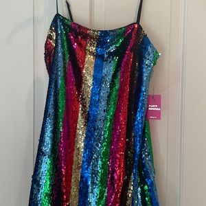 NEW Sequin Multi-Colored Party dress